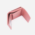 Кошелёк женский на магните, цвет розовый - фото 22096039