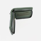 Кошелёк женский на молнии, цвет зелёный - фото 22096072