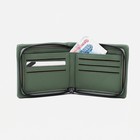 Кошелёк женский на молнии, цвет зелёный - фото 22096073