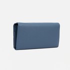 Кошелёк женский на магнитах, цвет голубой - фото 22096114