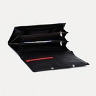 Кошелёк женский на магнитах, цвет чёрный - фото 22096136