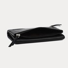 Кошелёк женский на магнитах, цвет чёрный 9542942