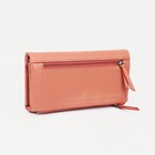 Кошелёк женский на магнитах, цвет розовый - фото 22096263