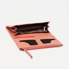 Кошелёк женский на магнитах, цвет розовый - фото 22096265