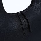 Сумка женская на молнии, цвет чёрный - фото 22096390