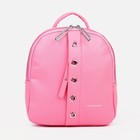Рюкзак на молнии, 4 наружных кармана, цвет розовый - фото 319345043