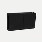 Кошелёк женский на молнии, цвет чёрный - фото 22096525