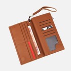 Кошелёк женский на молнии, цвет рыжий - фото 22096530