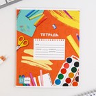 Тетрадь в клетку, 24 листа, А5, на скрепке, блок №1 «Школьные будни» МИКС - Фото 9