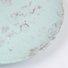 Тарелка Борисовская керамика «Романтика», d=22 см, голубая - Фото 2