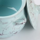 Горшочек для запекания Борисовская керамика «Романтика», 650 мл, 12.5×11.5 см, голубой - Фото 3