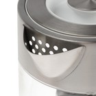 Чайник электрический DEERMA DEM-SH50W, стекло, 1.7 л, 2200 Вт, регулировка t°, серебристый - фото 6851660