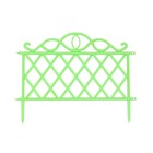 Ограждение декоративное, 36×42 см, пластик, зелёное - Фото 6