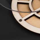 Органайзер для бисера, деревянный, с крышкой из оргстекла, на магнитах, 12 отделений, d = 15 см, УЦЕНКА - Фото 3