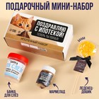 Минигифтбокс «Поздравляю с ипотекой», леденец со вкусом банана 35 г., мармелад со вкусом колы 50 г., контейнер 120 мл. 9236557 - фото 10351796