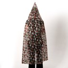 Карнавальный плащ детский «Снеговики», органза, длина 85 см - Фото 2