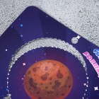 Брошь деревянная «Космос» Меркурий, коричневая - Фото 6