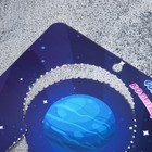 Брошь деревянная «Космос» Нептун, синяя - Фото 6