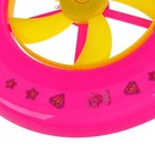 Тарелка летающая, фрисби «Барби», со светом и турбиной - Фото 3