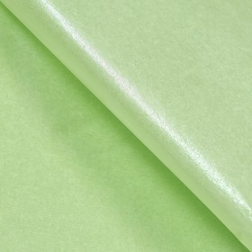 Бумага тишью жемчужная, цвет оливковый 50 х 66 см