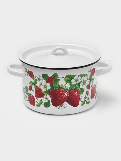 УЦЕНКА Кастрюля «Клубничная поляна» , 2,9 л