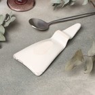 Подставка под ложку Bolla bianca, 19×9 см, h=2 см, фарфор 9451962 Подставка под ложку Bolla bianca, 19×9 см, h=2 см, фарфор 9451962