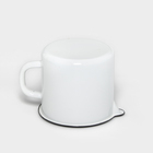 УЦЕНКА Кружка, 1 л, с носиком и крышкой, без деколи, цвет белый - Фото 2