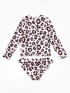 Купальник для девочки раздельный KAFTAN «Леопард», бежевый, рост 98-104 см - Фото 10