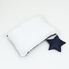Лежанка со звездочками , 50 х 40 х 15 см, подушка из бязи, флиса, - Фото 7