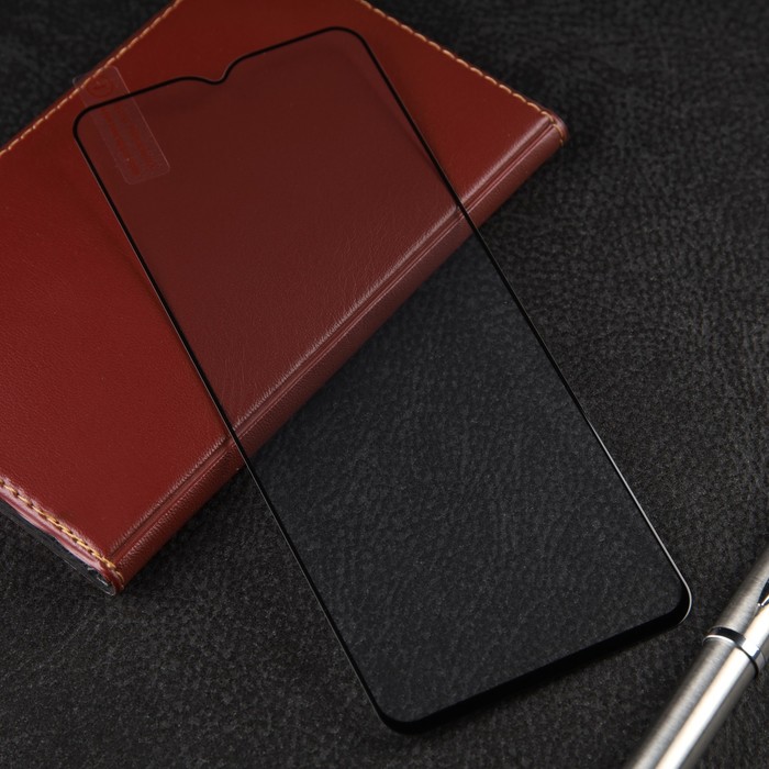Защитное стекло mObility, для Infinix HOT 12i, полный клей, черное - Фото 1