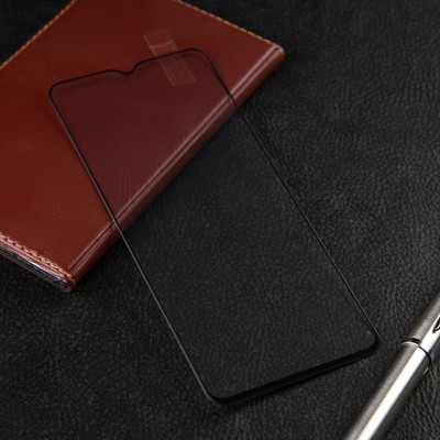 Защитное стекло mObility, для Itel Vision 3, полный клей, чёрное