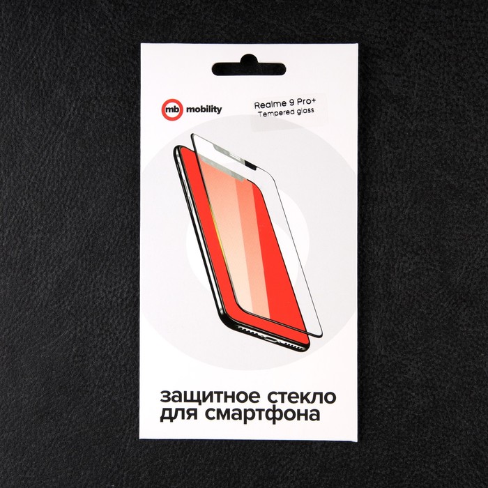 Защитное стекло mObility, для Realme 9 Pro+, полный клей - фото 51326101