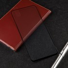 Защитное стекло mObility, для Xiaomi Redmi Note 10, полный клей, черное - фото 9927997