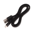 Кабель Maxvi MC-01F, microUSB - USB, 2 А, 1 м, PVC оплетка, плоский, черный - фото 51461199 Кабель Maxvi MC-01F, microUSB - USB, 2 А, 1 м, PVC оплетка, плоский, черный - фото 51461199
