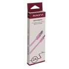 Кабель Maxvi MC-01F, microUSB - USB, 2 А, 1 м, PVC оплетка, плоский, фиолетовый - фото 51461210 Кабель Maxvi MC-01F, microUSB - USB, 2 А, 1 м, PVC оплетка, плоский, фиолетовый - фото 51461210