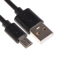 Кабель Maxvi MC-01L, microUSB - USB, 2 А, 1 м, удлиненный microUSB до 8.9 мм, PVC, черный 9549074