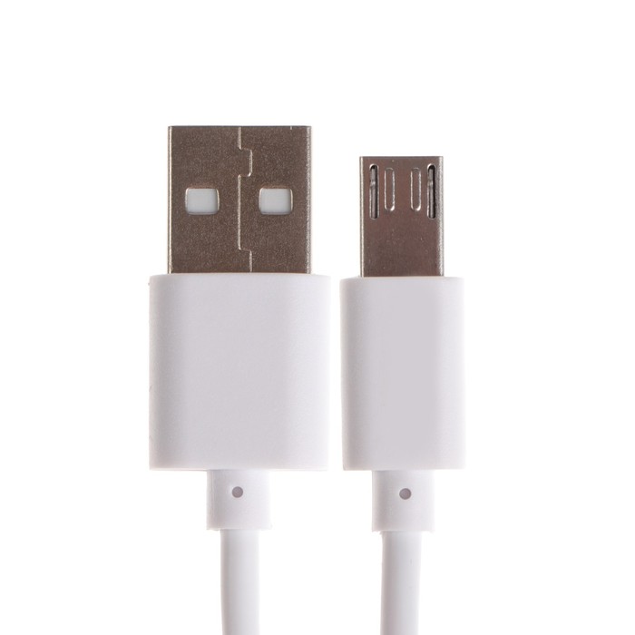 Кабель Maxvi MC-01L, microUSB - USB, 2 А, 1 м, удлиненный microUSB до 8.9 мм, PVC, белый - фото 51461224 Кабель Maxvi MC-01L, microUSB - USB, 2 А, 1 м, удлиненный microUSB до 8.9 мм, PVC, белый - фото 51461224