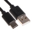 Кабель Maxvi MC-02, Type-C - USB, 2 А, 1 м, PVC оплетка, черный - фото 10353069