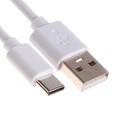 Кабель Maxvi MC-02, Type-C - USB, 2 А, 1 м, PVC оплетка, белый 9549079 - фото 10353074