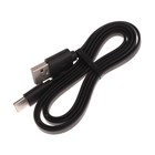 Кабель Maxvi MC-02LF, Type-C - USB, 2А, 1м, удлиненный Type-C до 10 мм, PVC, плоский,черный - фото 51461270 Кабель Maxvi MC-02LF, Type-C - USB, 2А, 1м, удлиненный Type-C до 10 мм, PVC, плоский,черный - фото 51461270
