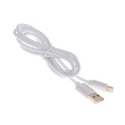 Кабель Maxvi MC-03, Lightning - USB, 2 А, 1 м, PVC оплетка, белый - фото 51461285 Кабель Maxvi MC-03, Lightning - USB, 2 А, 1 м, PVC оплетка, белый - фото 51461285