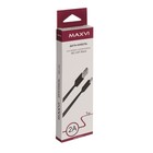 Кабель Maxvi MC-03F, Lightning - USB, 2 А, 1 м, PVC, плоский, черный - фото 51461291 Кабель Maxvi MC-03F, Lightning - USB, 2 А, 1 м, PVC, плоский, черный - фото 51461291
