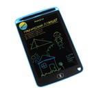 Графический планшет для рисования и заметок LCD Maxvi MGT-01С, 8.5”, цветной дисплей, синий - фото 9275741