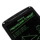 Графический планшет для рисования и заметок LCD Maxvi MGT-02, 10.5”, угол 160°,CR2016,черный - Фото 4