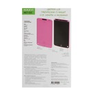 Графический планшет для рисования и заметок LCD Maxvi MGT-02С, 10.5”,цветной дисплей,розовый - фото 9228270