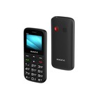 Сотовый телефон Maxvi B100, 1.77", 2 sim, microSD, 600 мАч, фонарик, черный 9549129 - фото 10353368