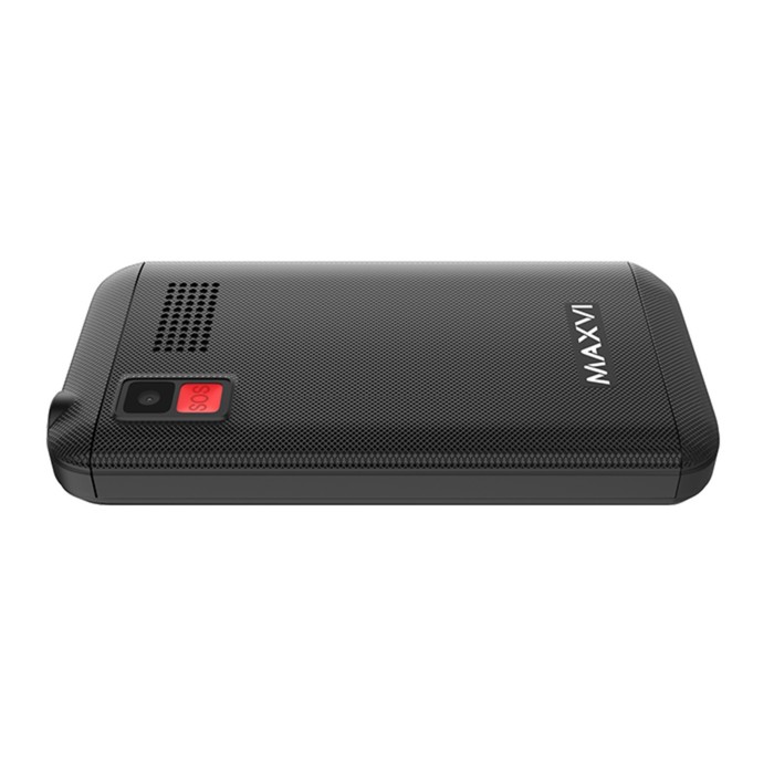 Сотовый телефон Maxvi B200, 2", 0.3 Мп, 2 sim, microSD, FM, фонарик, 1400 мАч, черный - фото 51326547