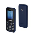 Сотовый телефон Maxvi C27, 1.77", 0.3 Мп, microSD, 2 sim, FM, фонарик, 600 мАч, синий - фото 8041062