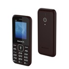 Сотовый телефон Maxvi C27, 1.77", 1.3 Мп, microSD, 2 sim, FM, фонарик, 600 мАч, коричневый - фото 319347136