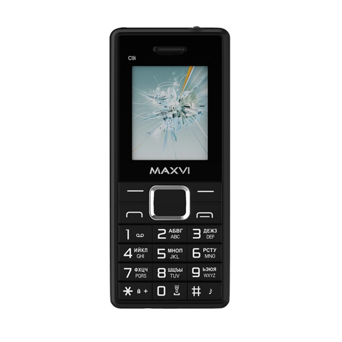 Сотовый телефон Maxvi C9i, 1.77", microSD, 2 sim, FM, фонарик, 800 мАч, черный - фото 51326652